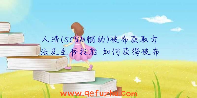 人渣(SCUM辅助)破布获取方法及生存技能